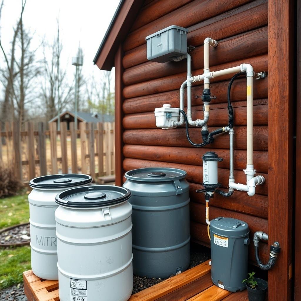 Rainwater collection system for tiny home Rainwater collection system for tiny home