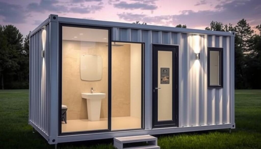 Container House Mobile Expandable Prefab Portable House with Restroom from Amazon